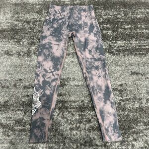 SMALL GREY&PINK “SHE” DARC SPORT LEGGINGS